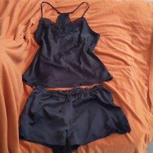 Black Cami Short set